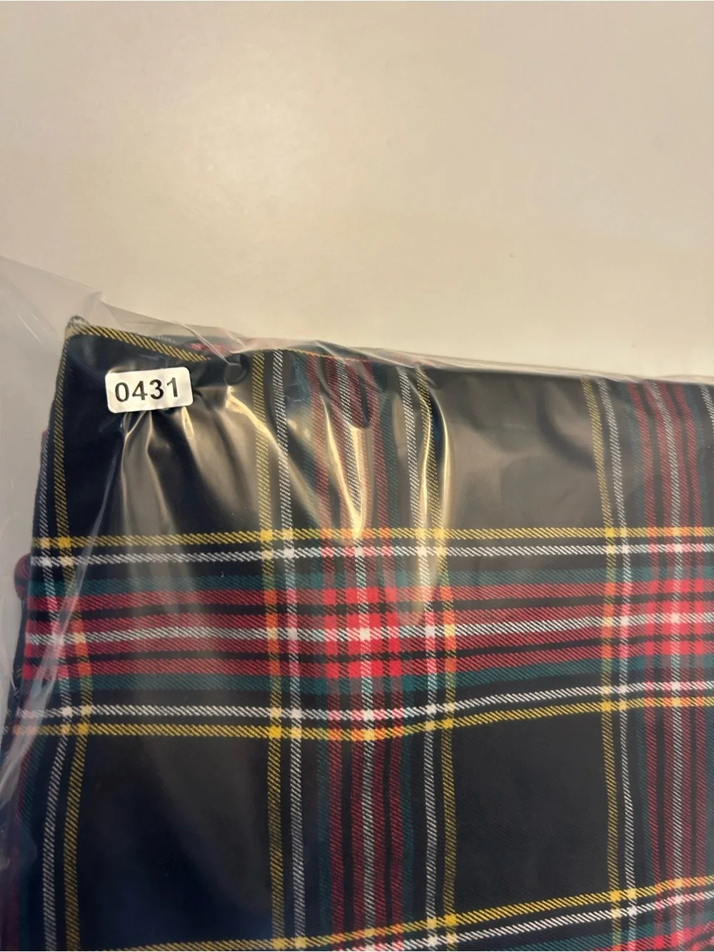 J. Crew Black Red Yellow Plaid Cropped Pants